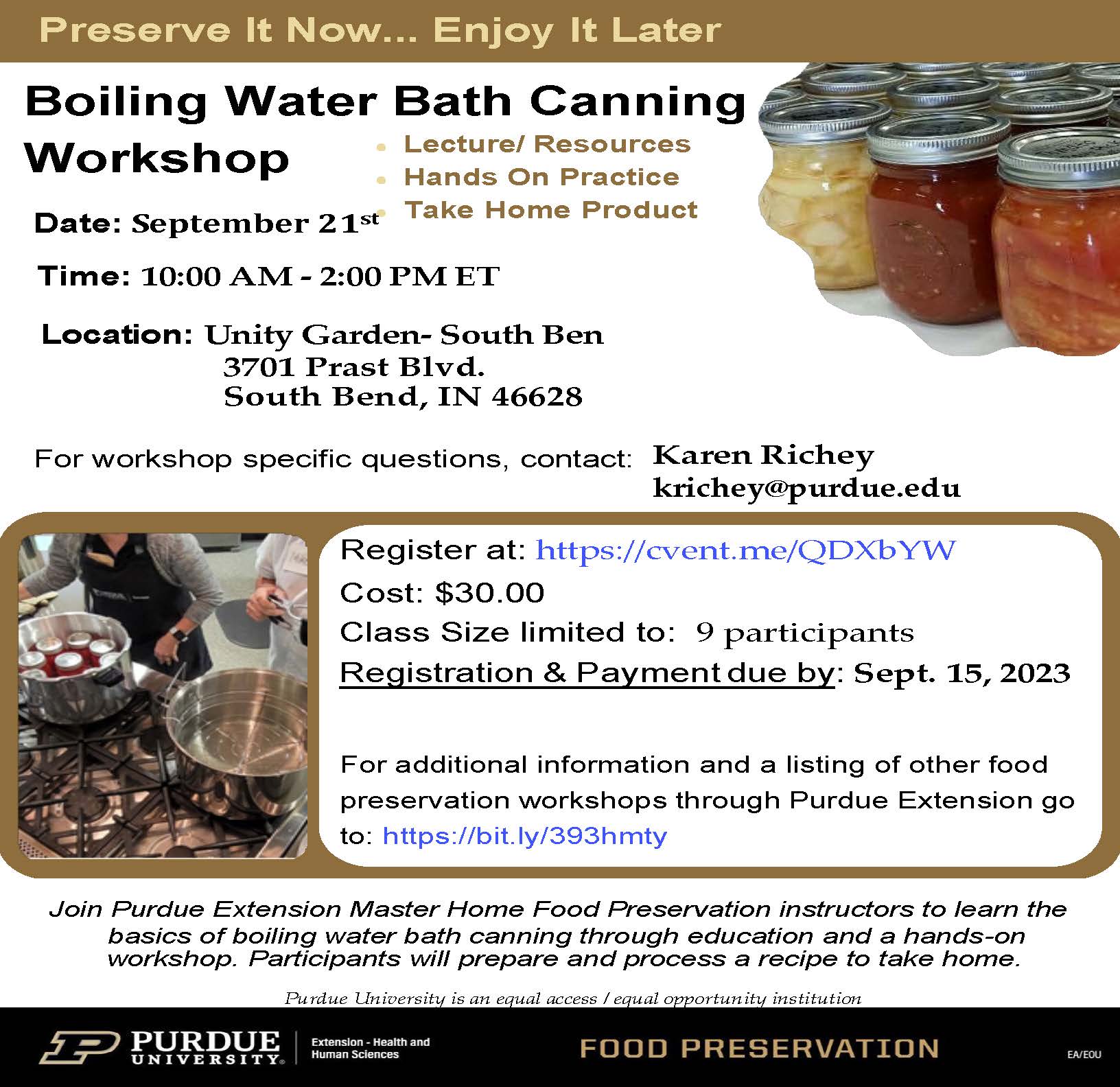 Harvesting Community Spirit: Free Canning Workshops this Autumn